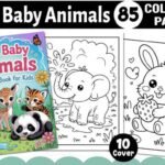 cute baby animals coloring pages kdp graphics 133797997 1 1 580x386